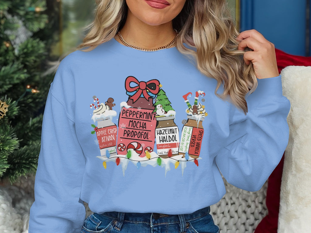 Festive Holiday Sweatshirt with Unique Design