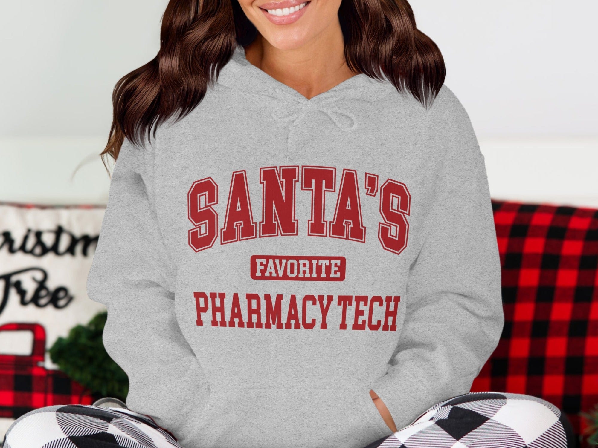Santa's Favorite Pharmacy Tech Hoodie product type