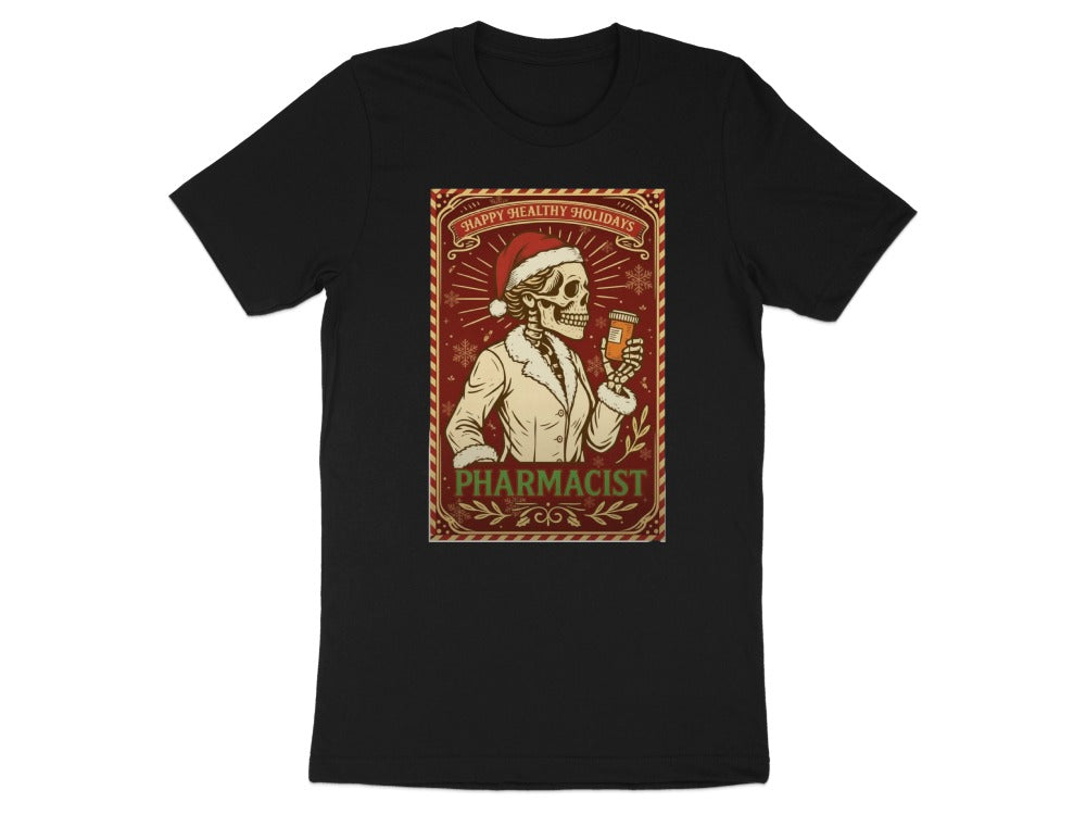 Christmas Tarot Card Pharmacist Tee