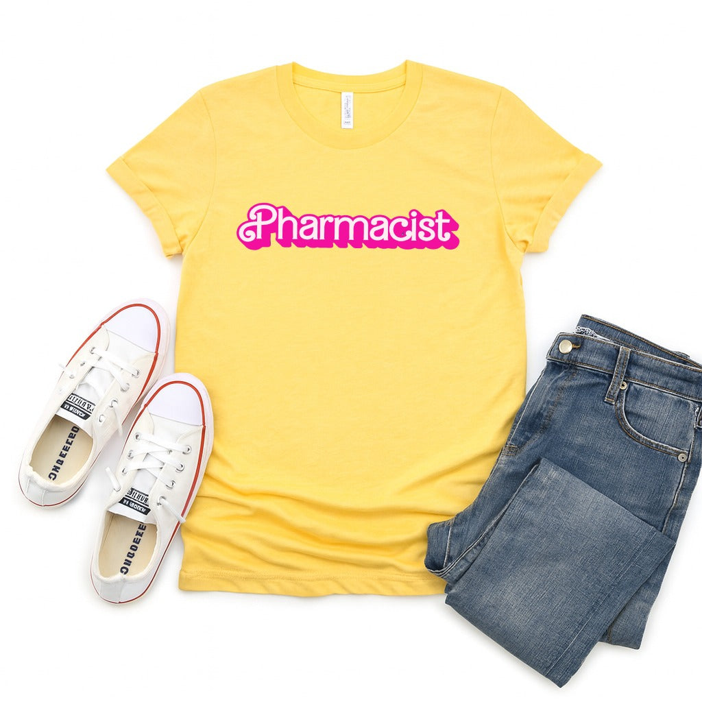 Bright Yellow Pharmacist Casual Tee Product