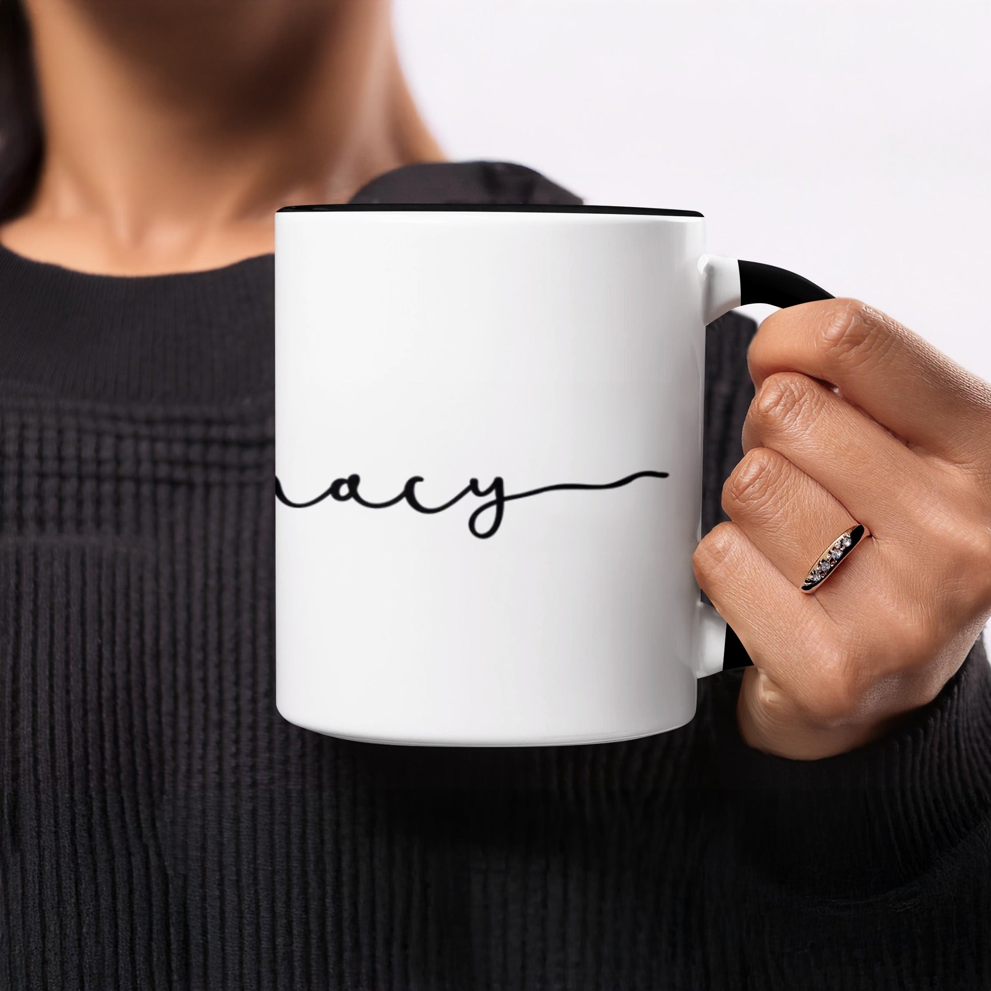 Personalized Name Mug with Script Font Design