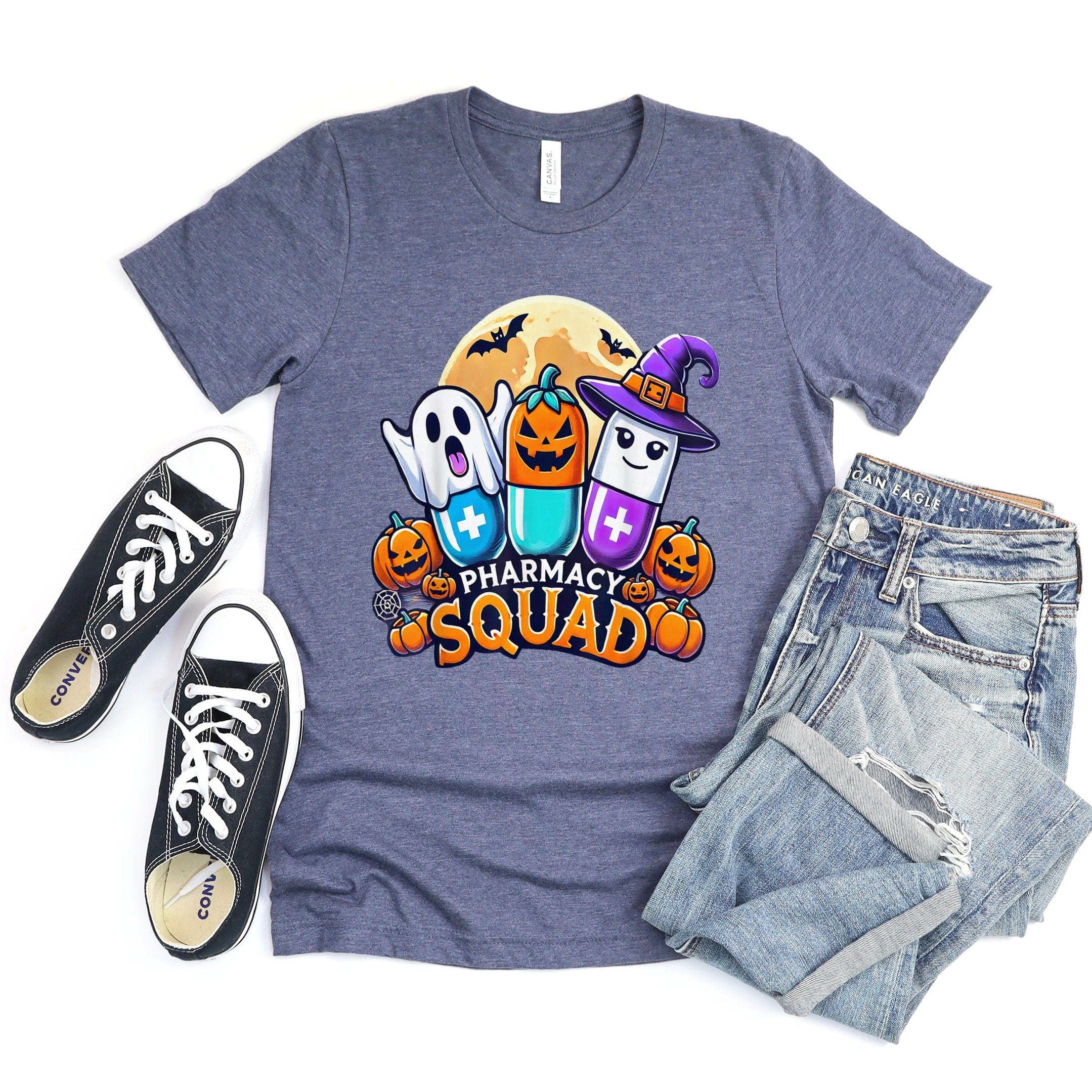Pharmacy Squad Halloween Themed Ghosts T-Shirt product