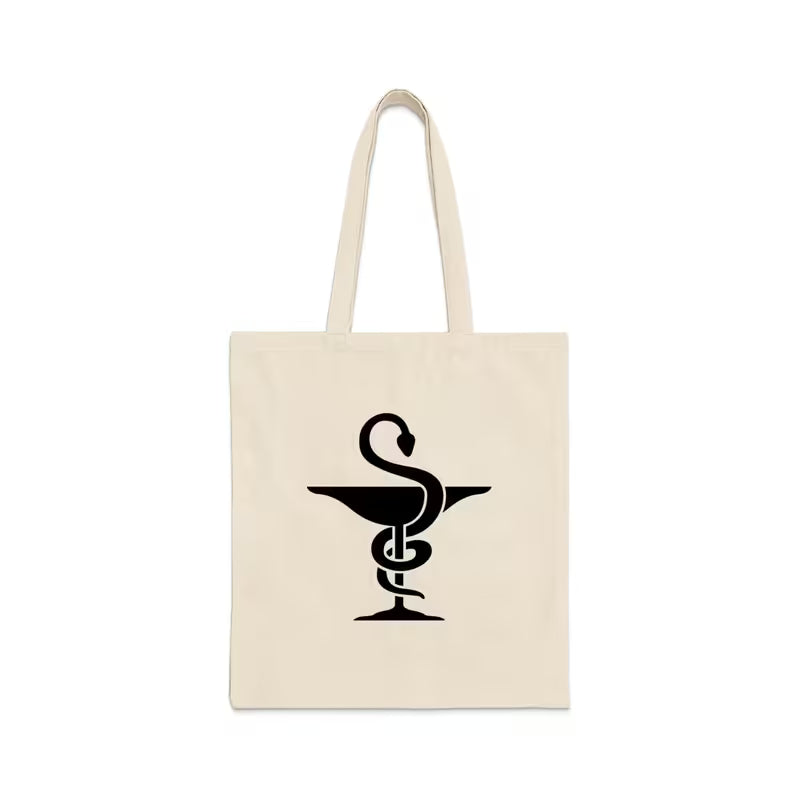 Bowl of Hygieia Pharmacy Symbol Tote Bag
