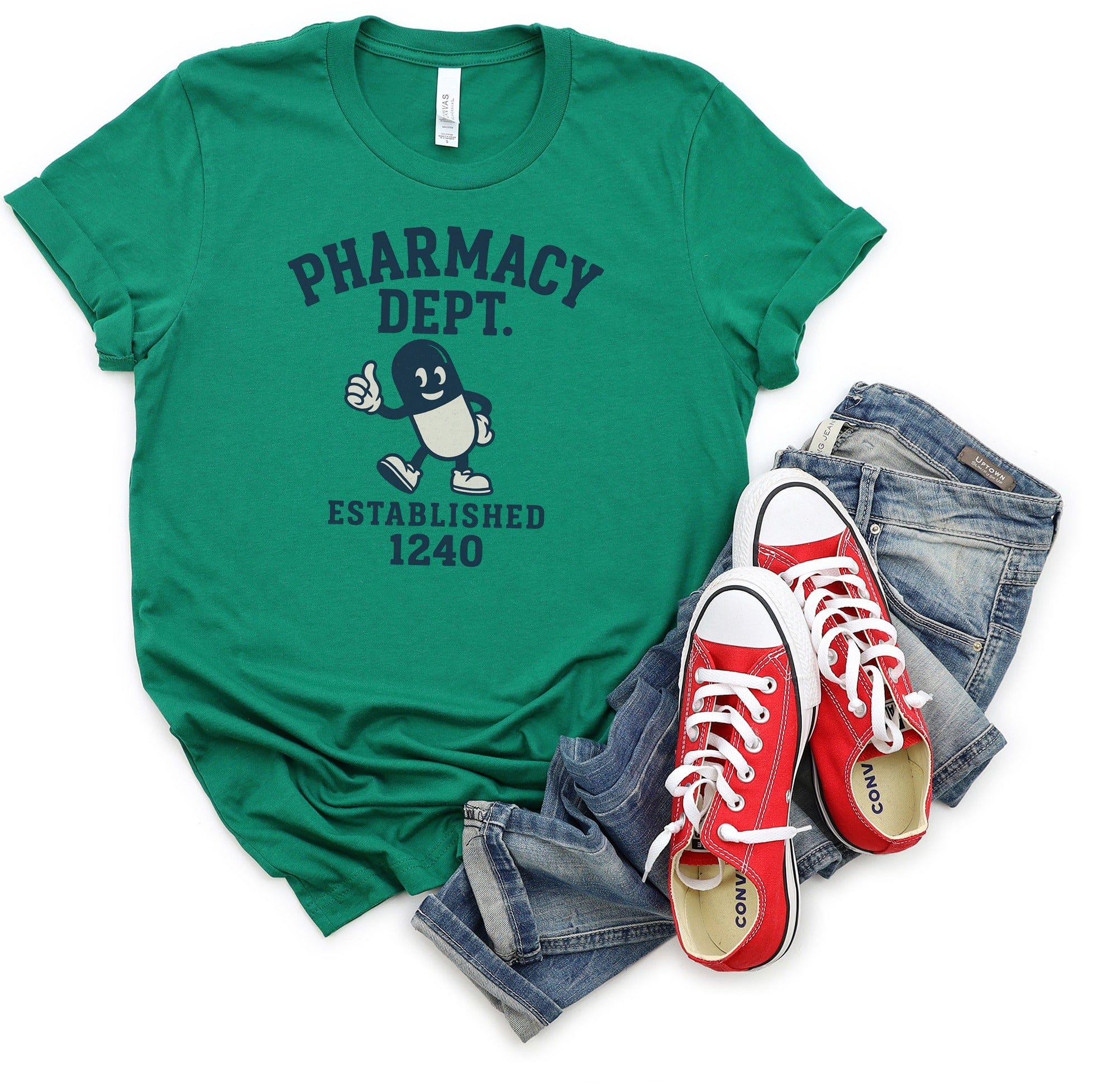 Pharmacy Dept Established 1240 Graphic T-Shirt product