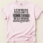 72-Hour Hold Tee - Adverse Reactions