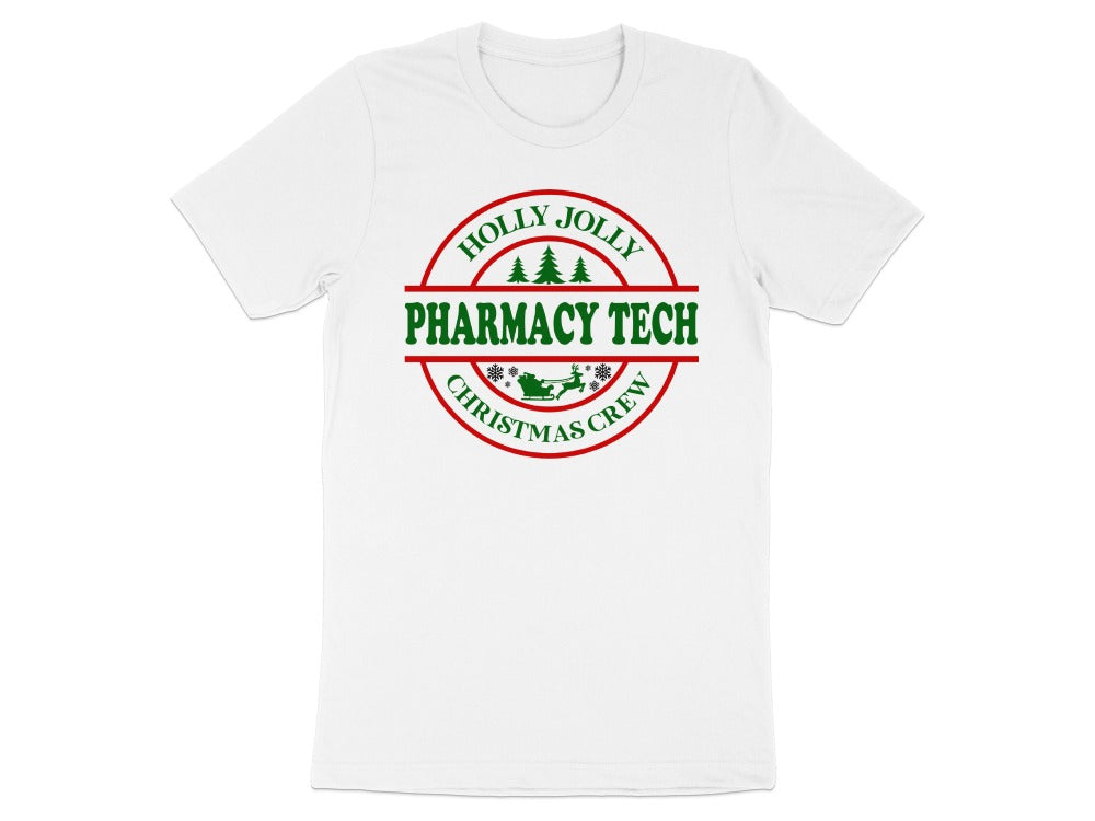 Holly Jolly Badge Pharmacy Tech Tee
