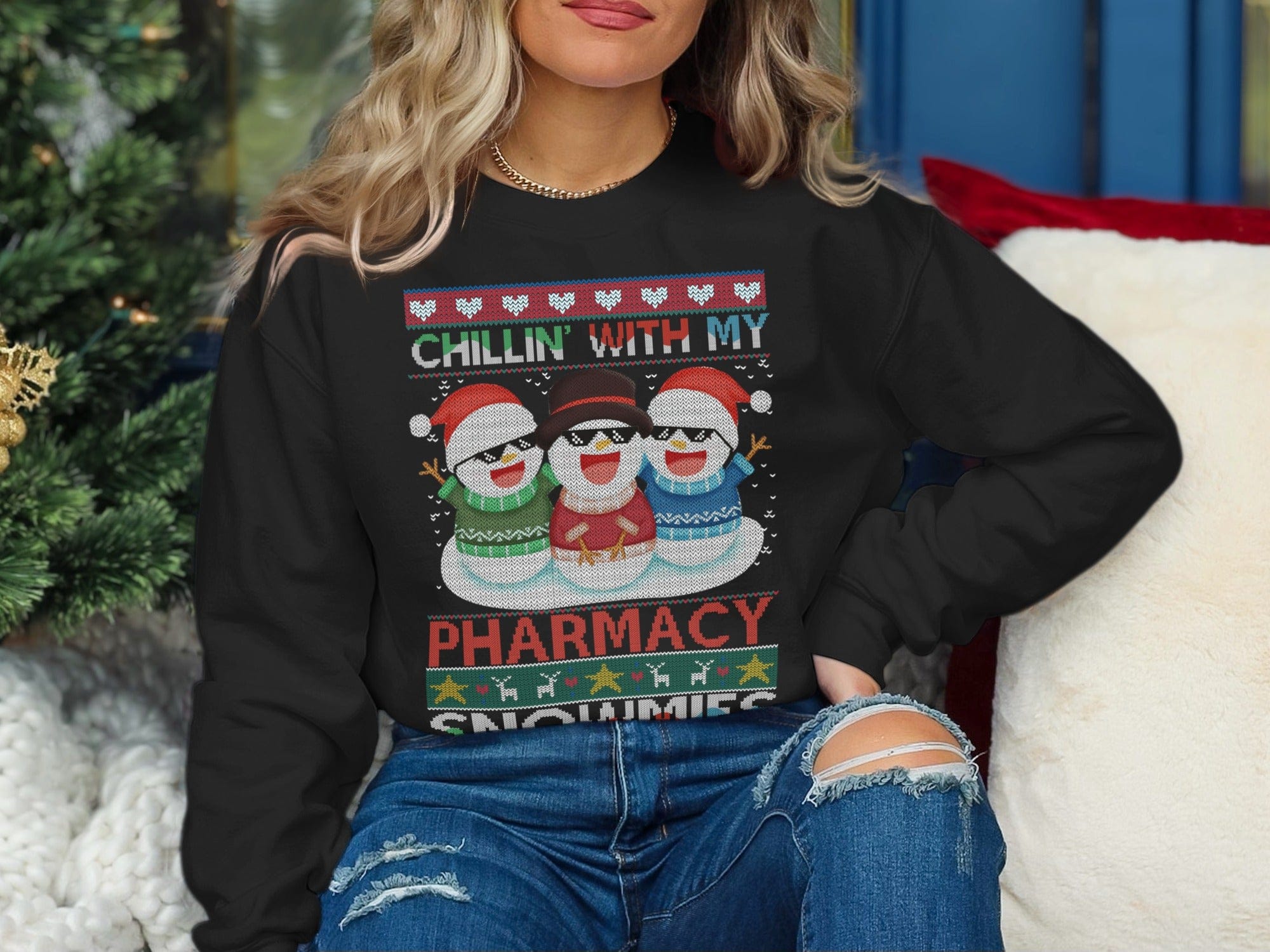 Chillin' With My Pharmacy Snoggies Sweatshirt