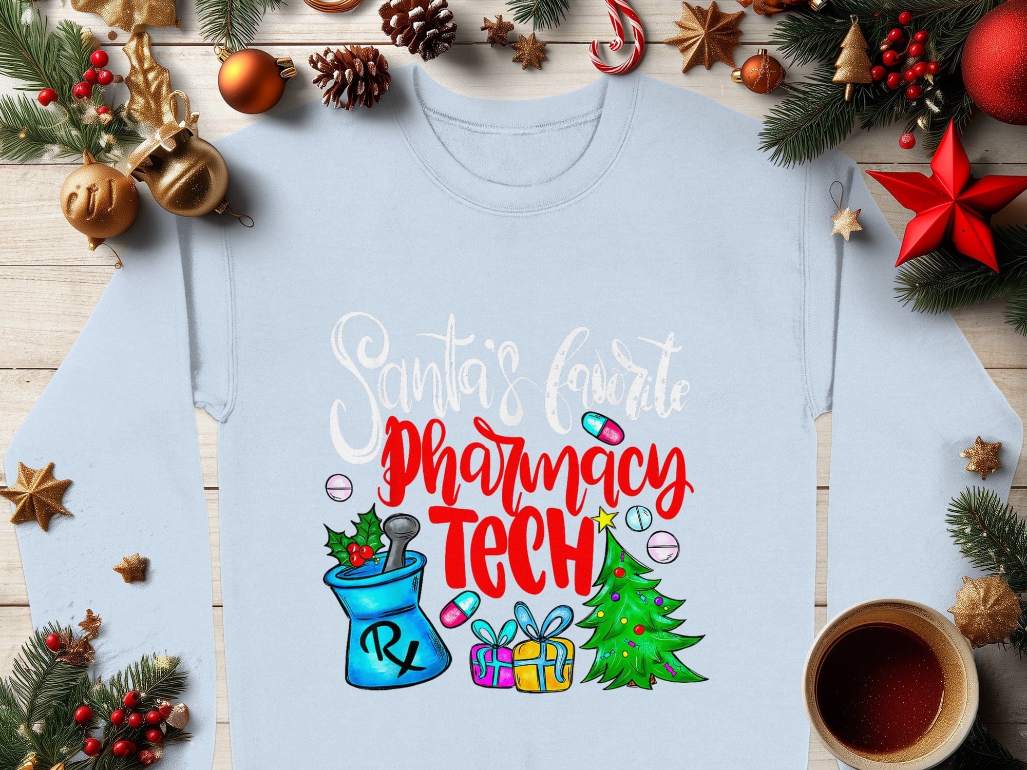 Santa's Favorite Pharmacy Tech Christmas product