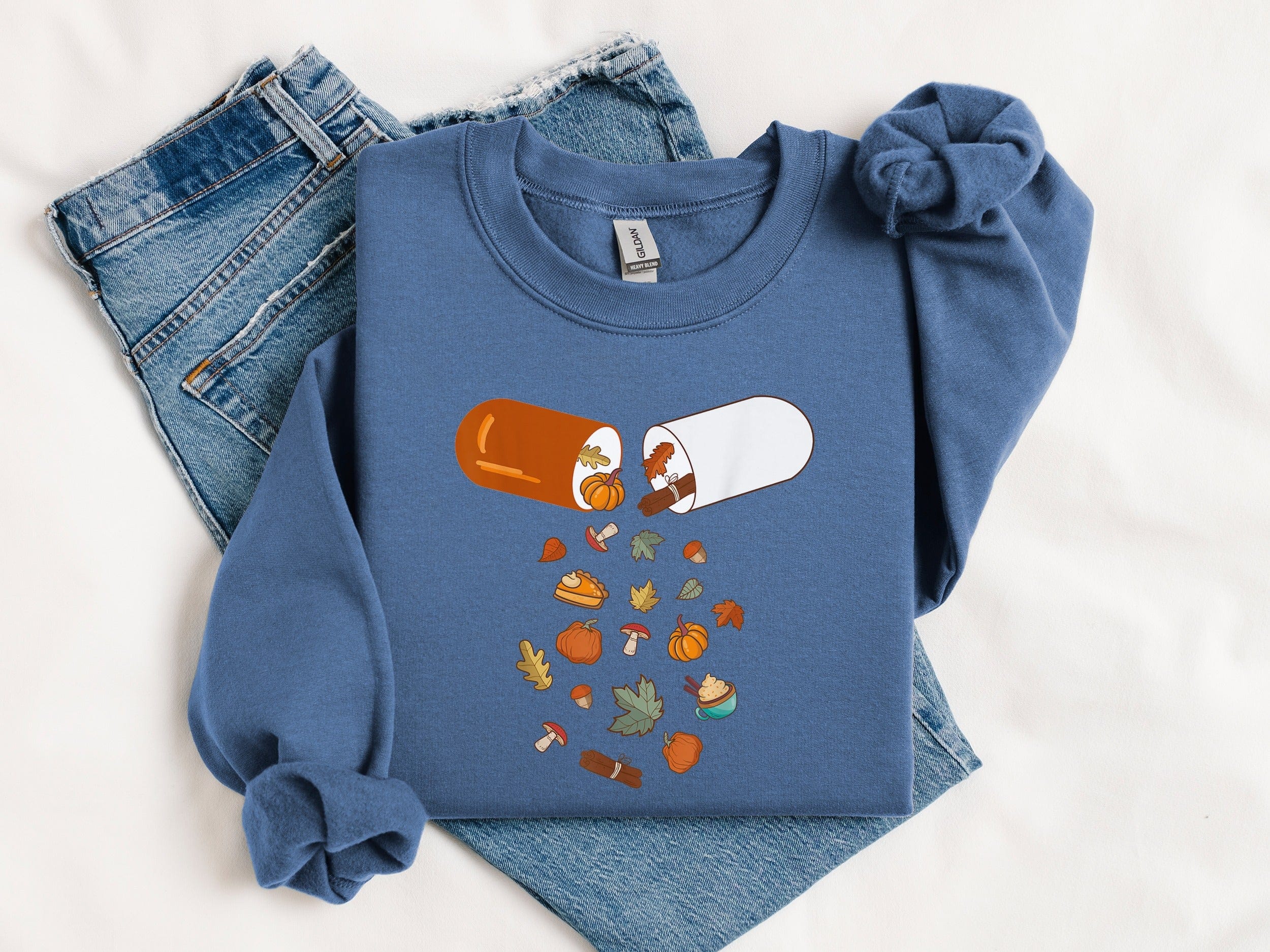 Colorful Fall Leaves Capsule Sweatshirt product