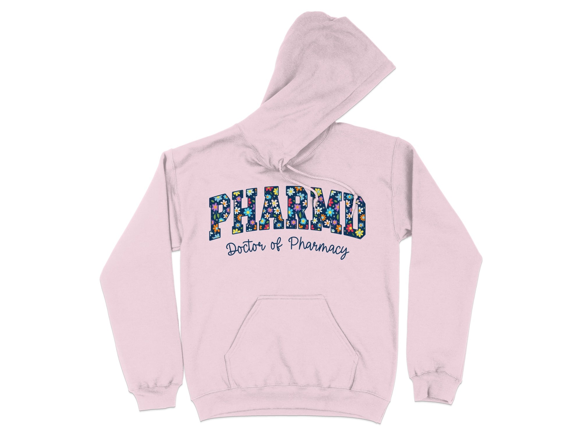 PHARM.D Doctor of Pharmacy Floral Print Hoodie product type