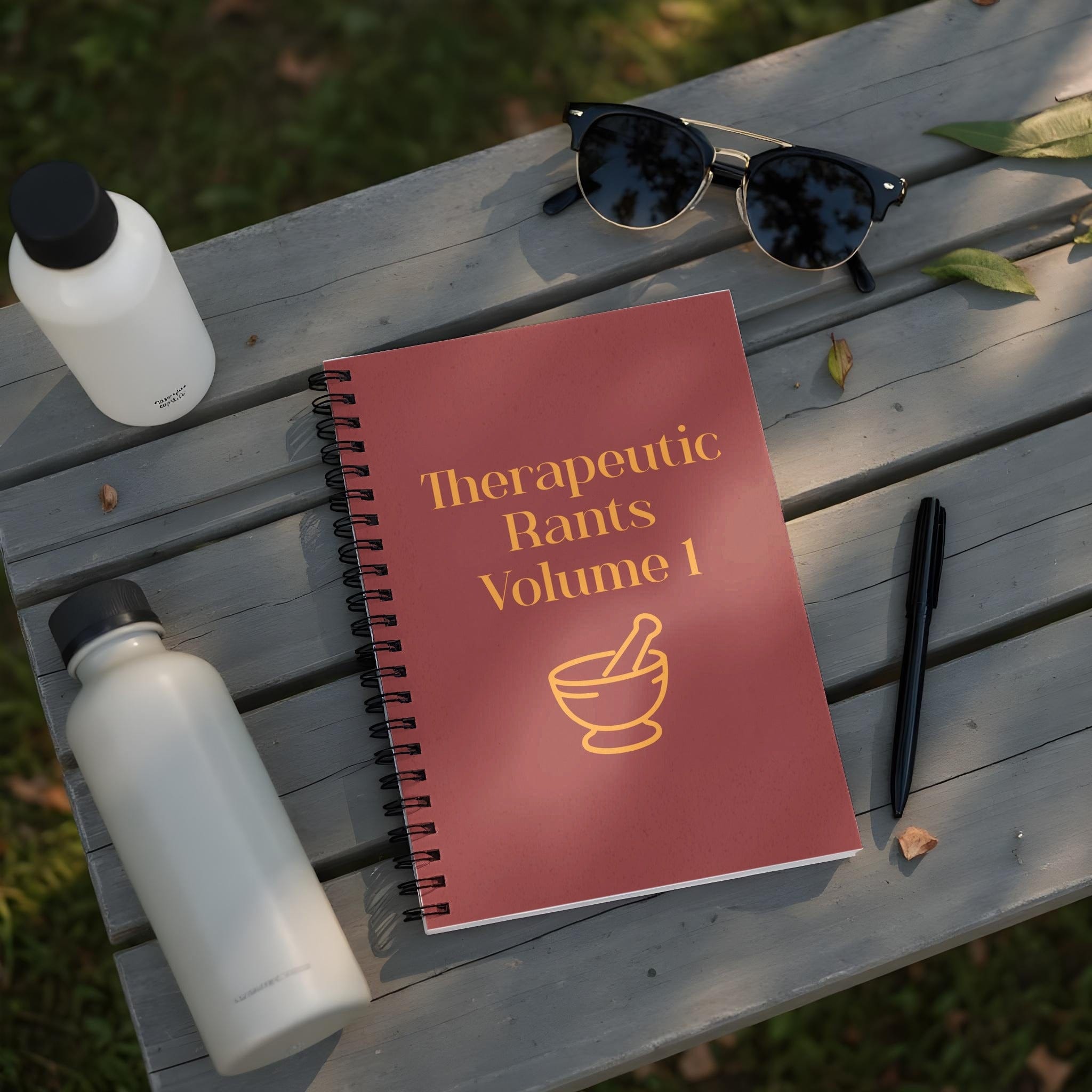 Therapeutic Rants Volume 1 journal with exclusive design
