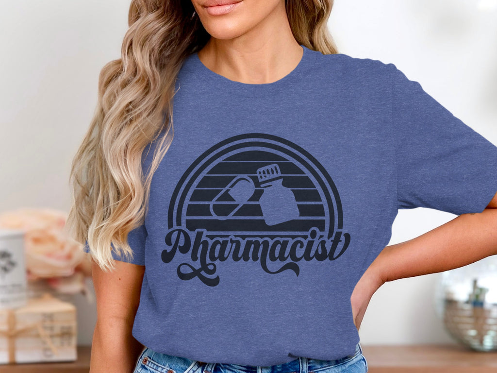 Retro Style Pharmacist Tee for Professionals