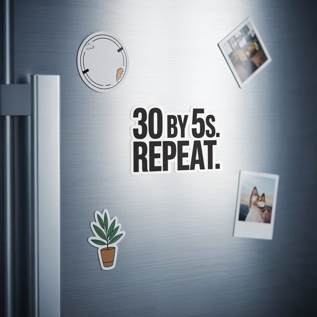 Motivational 30 by 5s Repeat Sticker product type