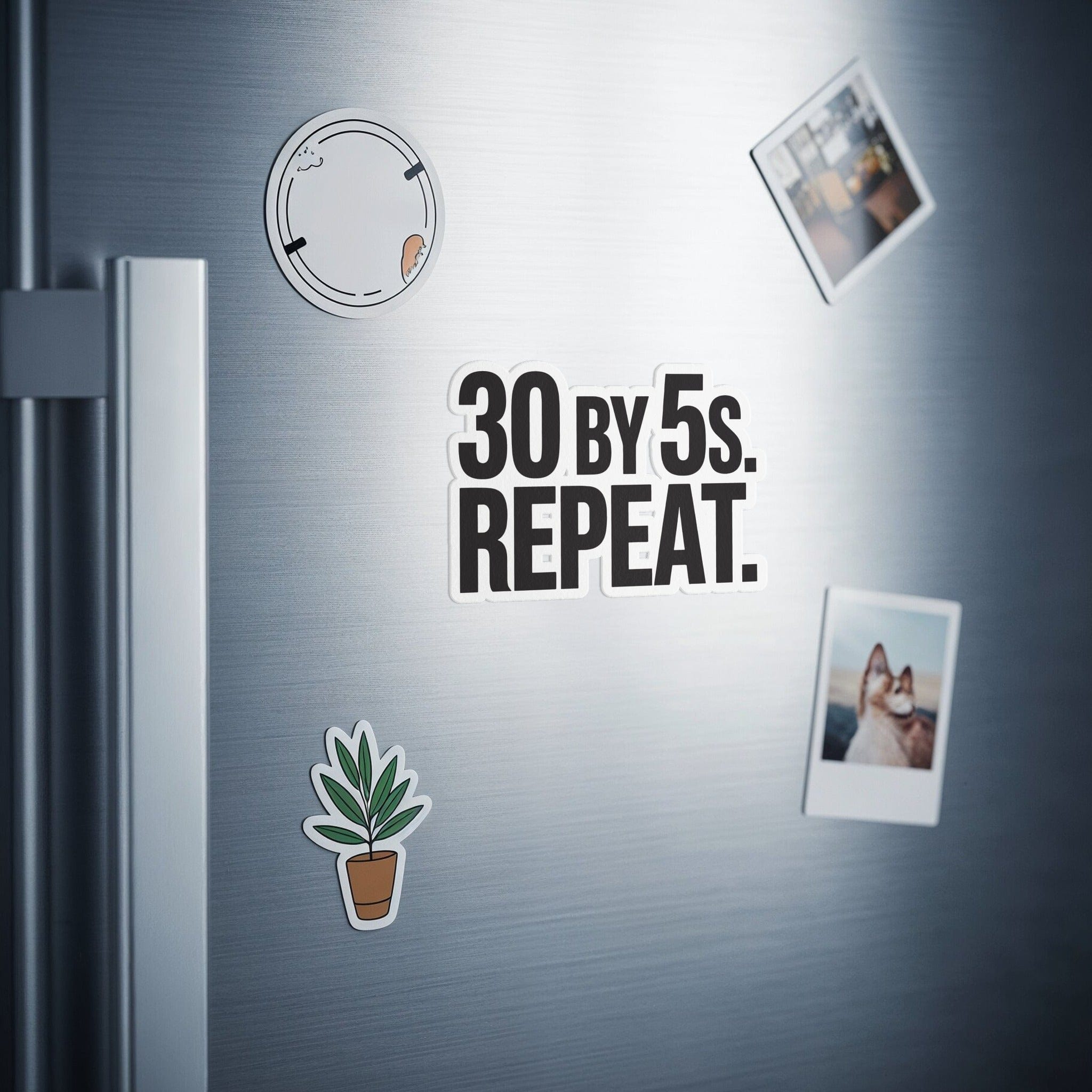Motivational 30 by 5s Repeat Sticker product type