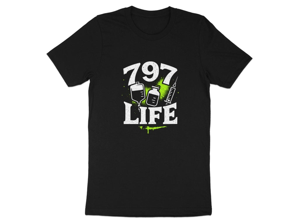797 Life Tee - Adverse Reactions - Pharmacy Apparel for Pharmacists, Techs & Students