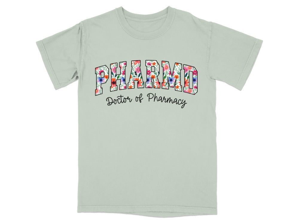 PharmD Floral Tee
