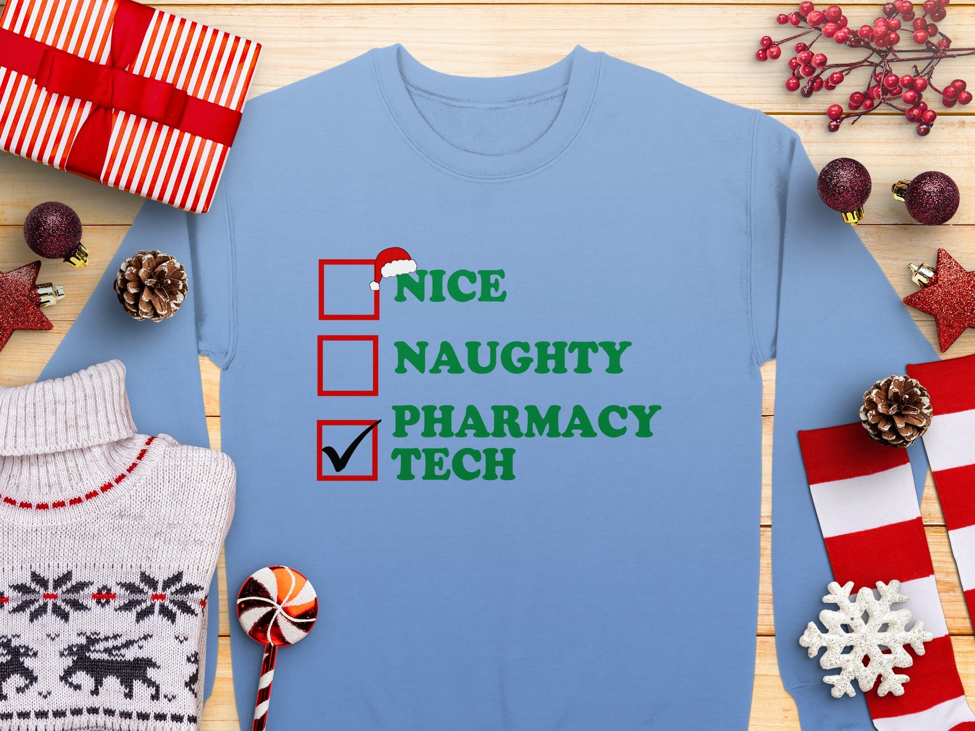 Pharmacy Tech Christmas Sweatshirt Product
