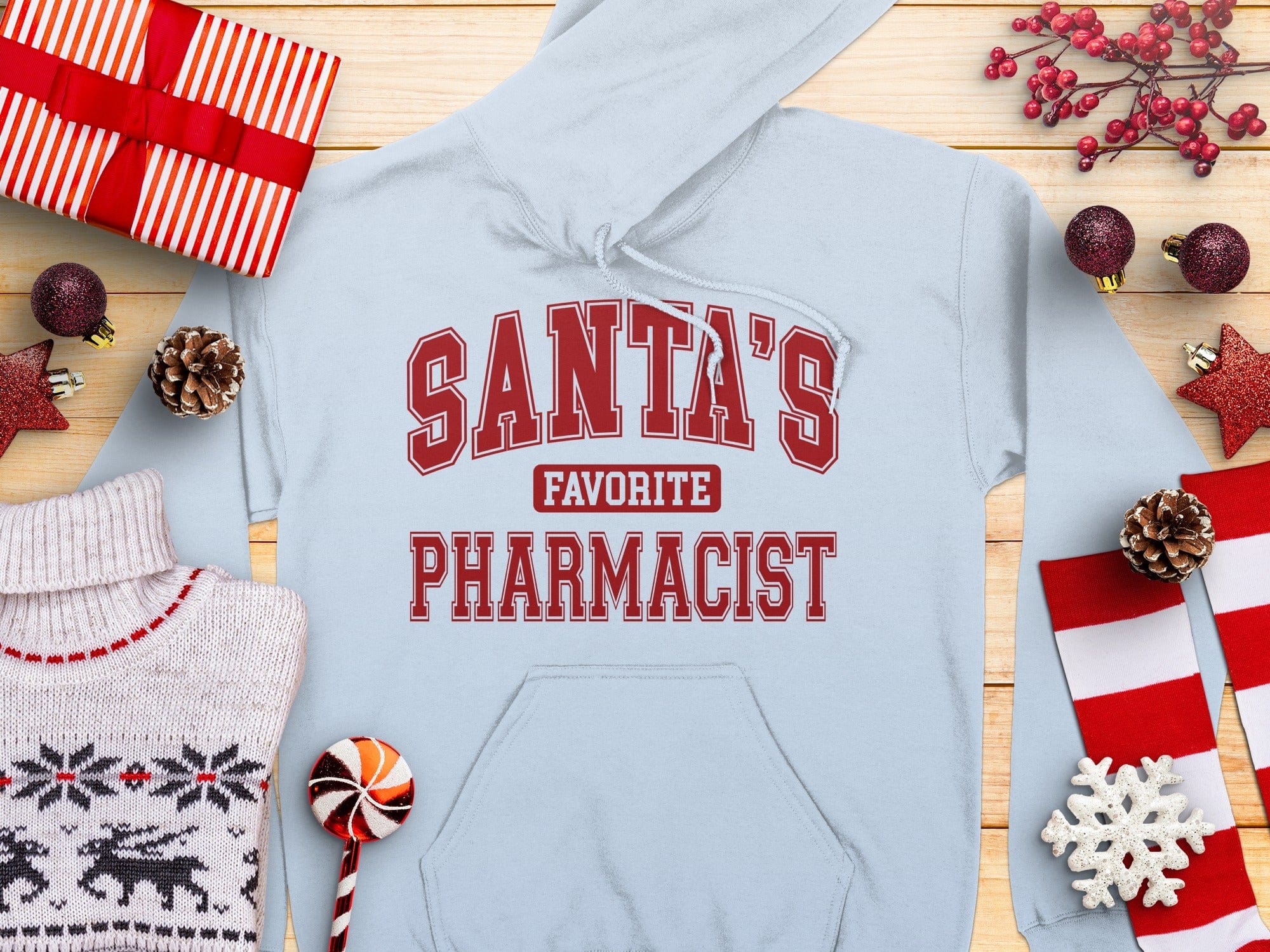Santa's Favorite Pharmacist Hoodie product type