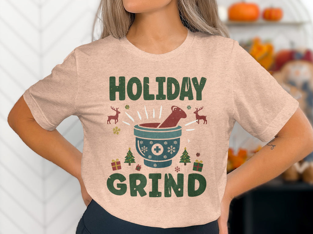 Holiday Grind Graphic Tee for Seasonal Festivities
