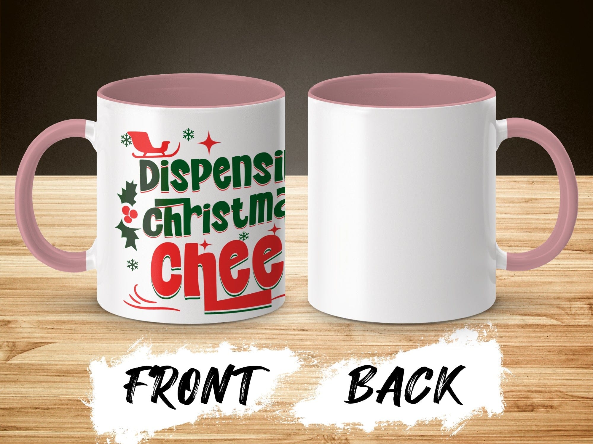Dispensing Christmas Cheer Mug for Holiday Festivities