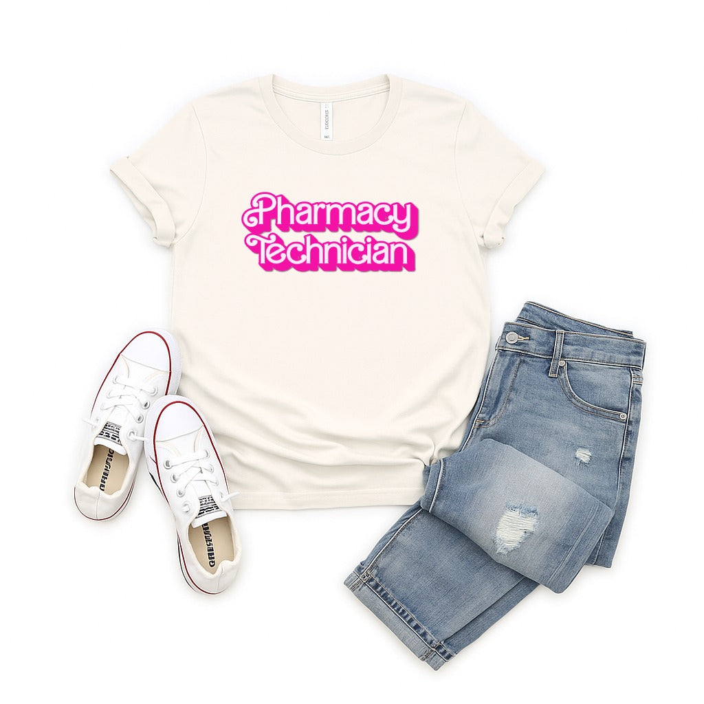 Pharmacy Technician Graphic T-Shirt Casual Wear