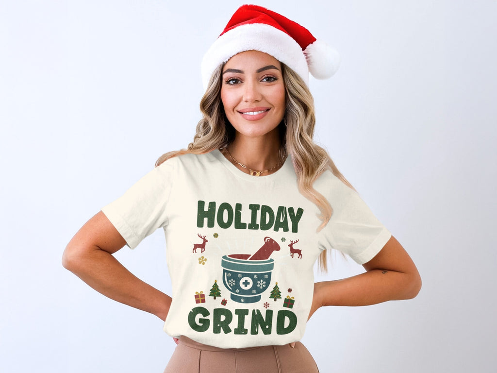 Holiday Grind Christmas Design Unisex T-Shirt Product