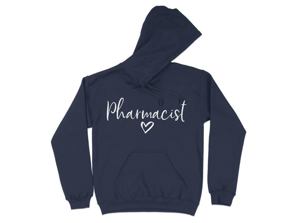 Pharmacist Heart Script Sweatshirt & Hoodie