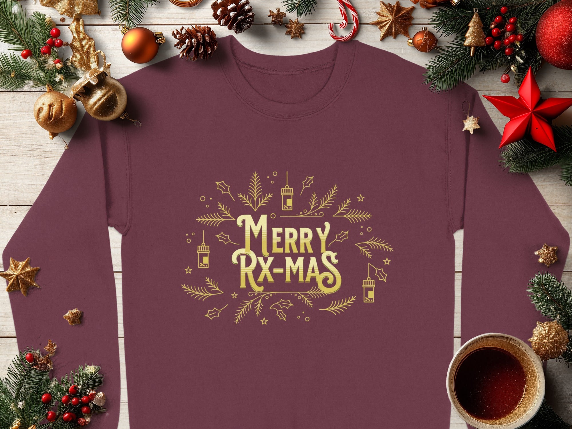 Merry Rx-Mas Holiday Themed Apparel