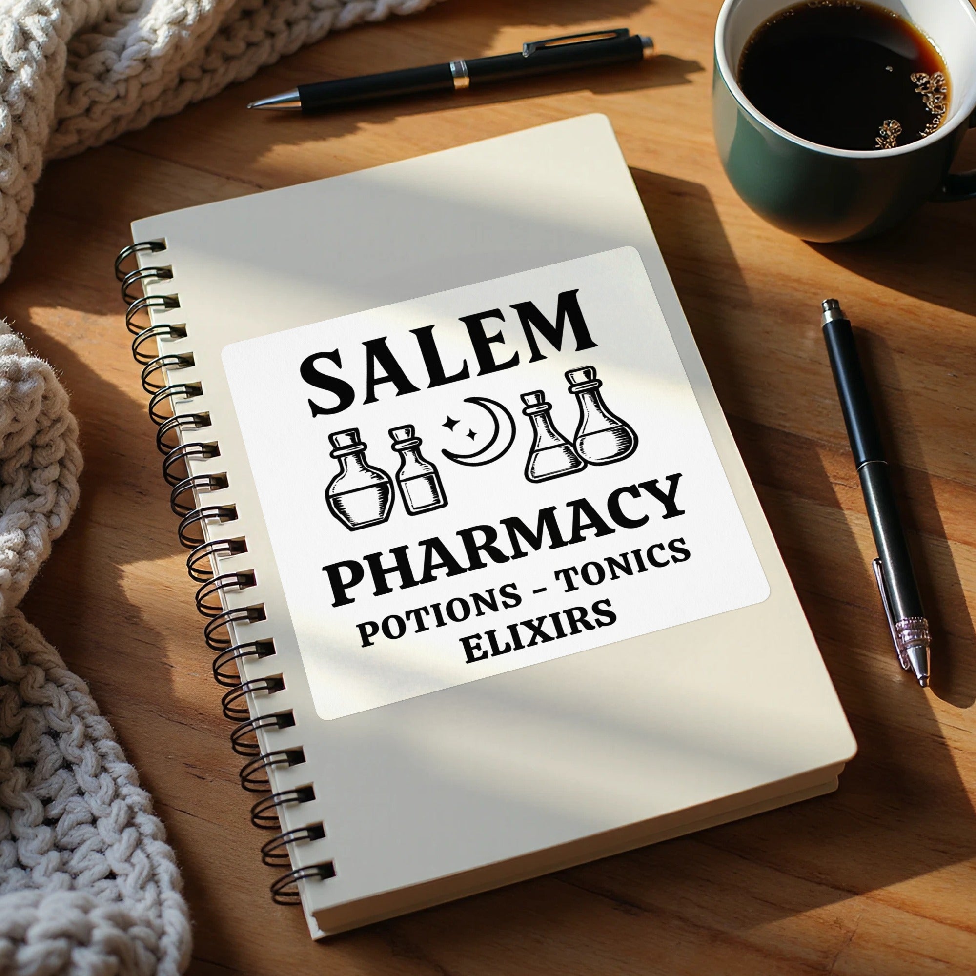 Salem Pharmacy Potions Tonics Elixirs Notebook product