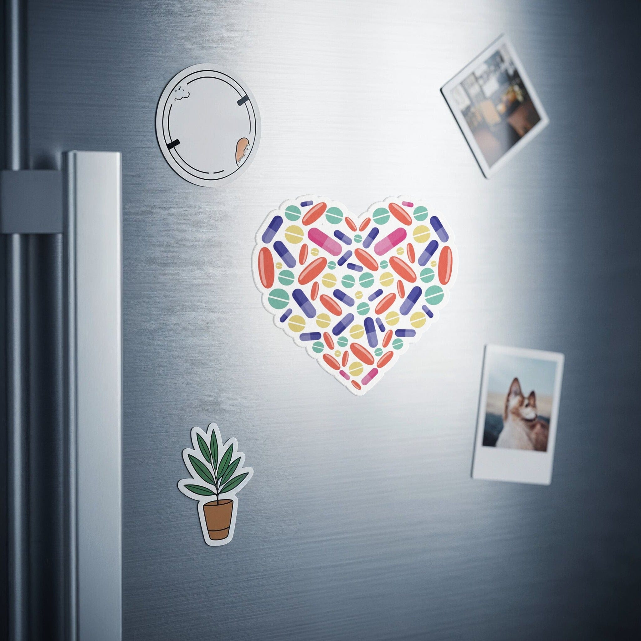 Heart Shaped Colorful Refrigerator Magnet product type