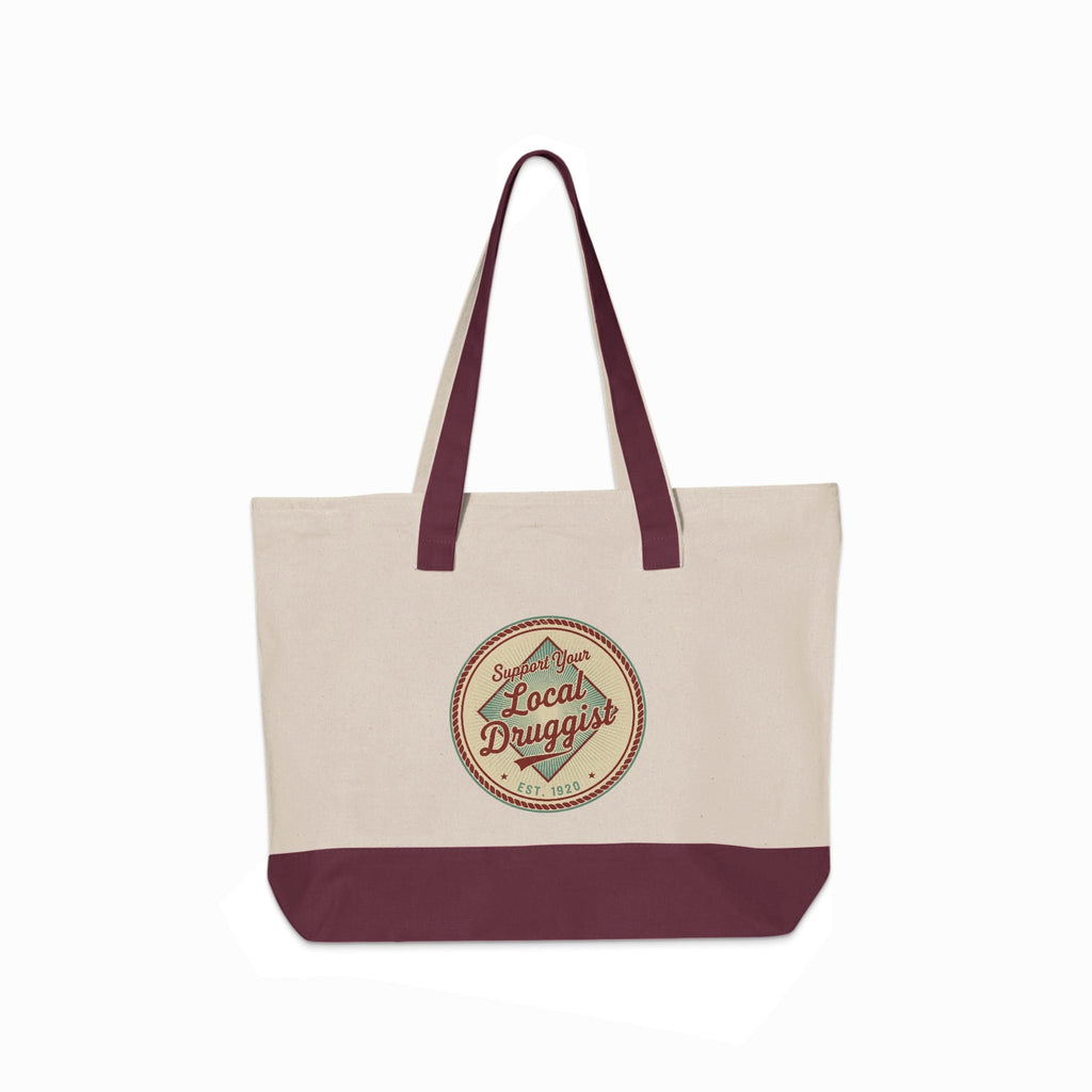 Support Your Local Druggist Tote Bag Stylish Design