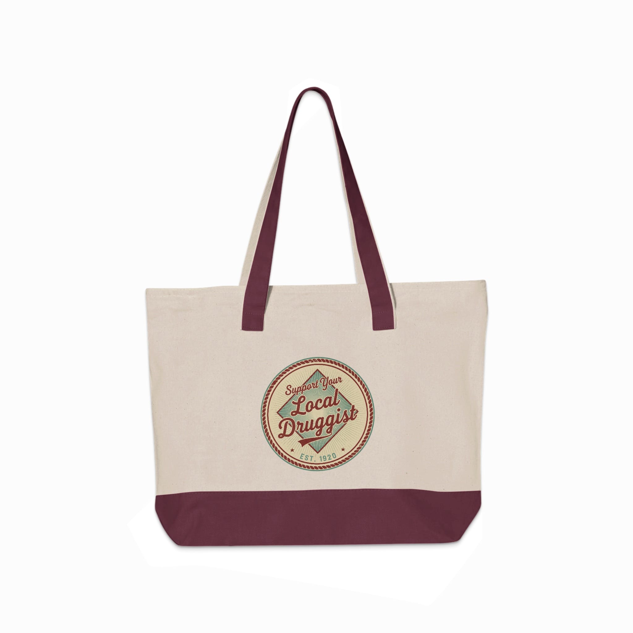 Support Your Local Druggist Tote Bag Stylish Design
