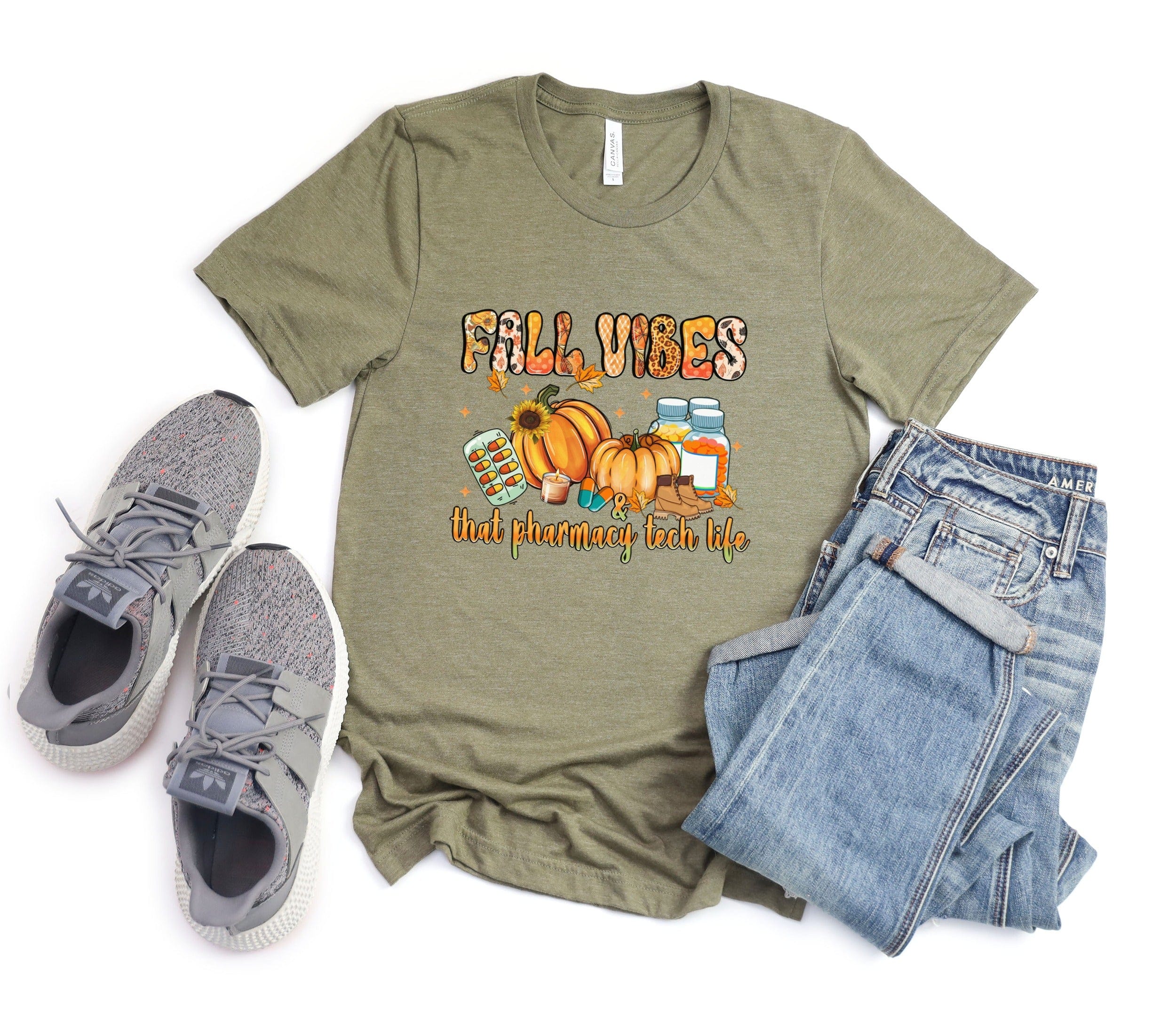 Fall Vibes That Pharmacy Tech Life T-Shirt product