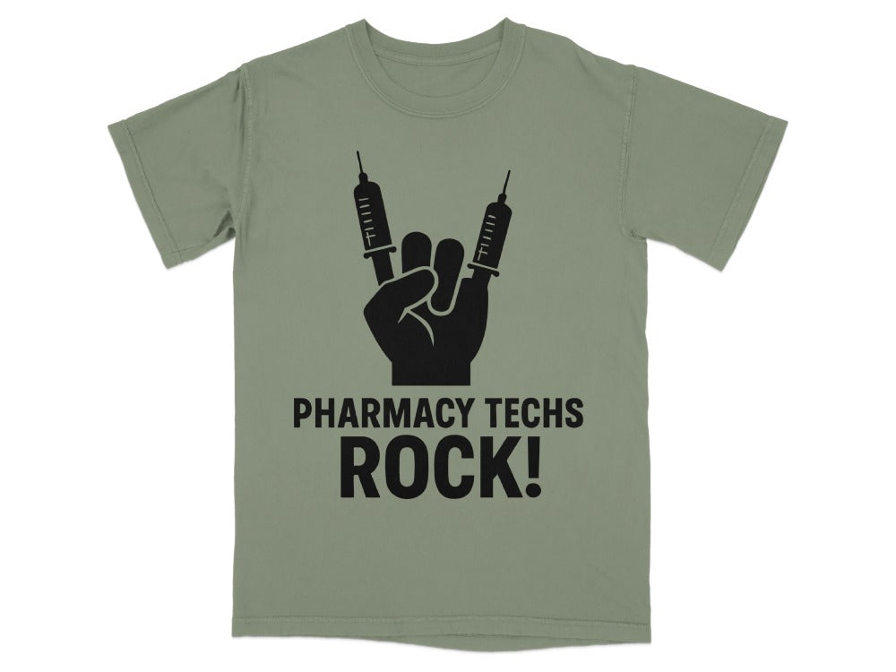 Pharmacy Techs Rock Tee