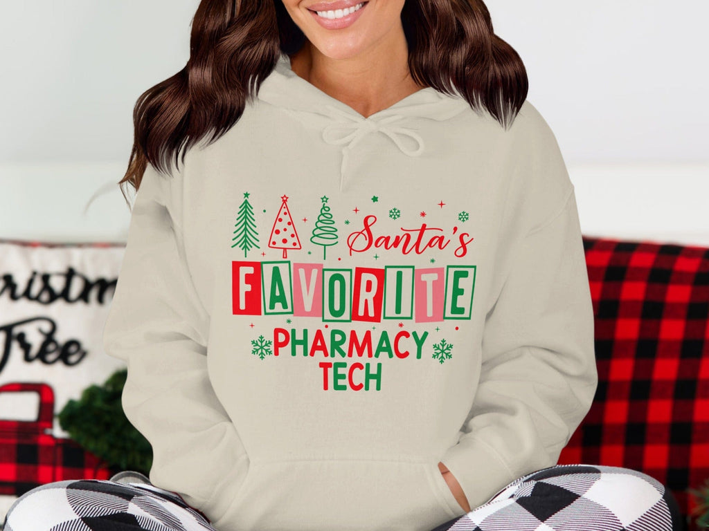 Santa's Favorite Pharmacy Tech Hoodie product type
