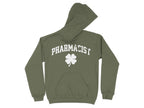 Pharmacist Shamrock (White Text) Sweatshirt & Hoodie