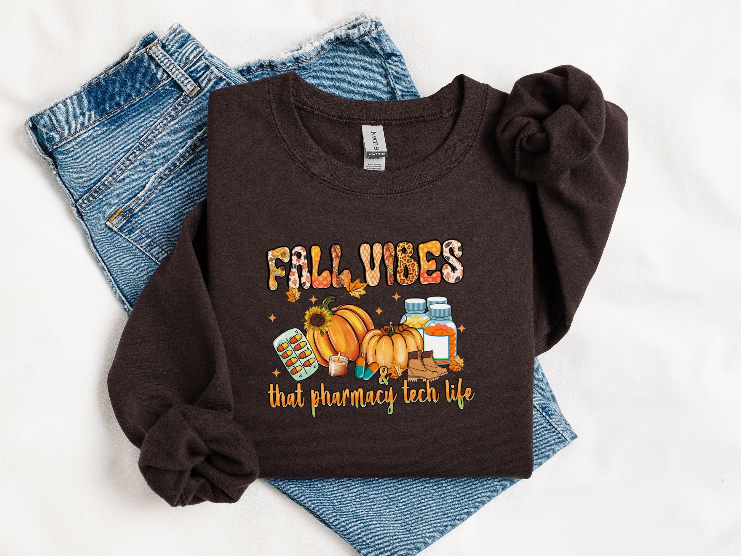 Fall Vibes That Pharmacy Tech Life Sweatshirt product