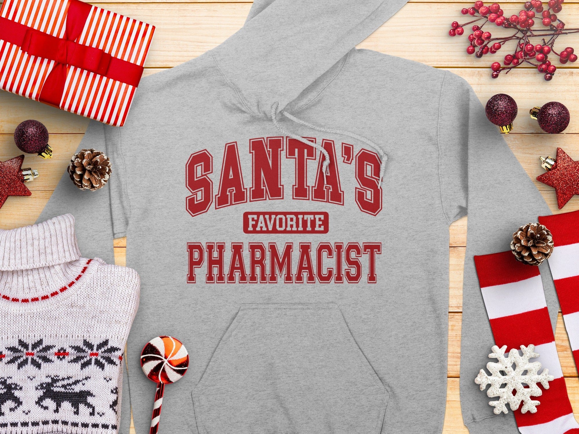 Santa's Favorite Pharmacist Hoodie Product