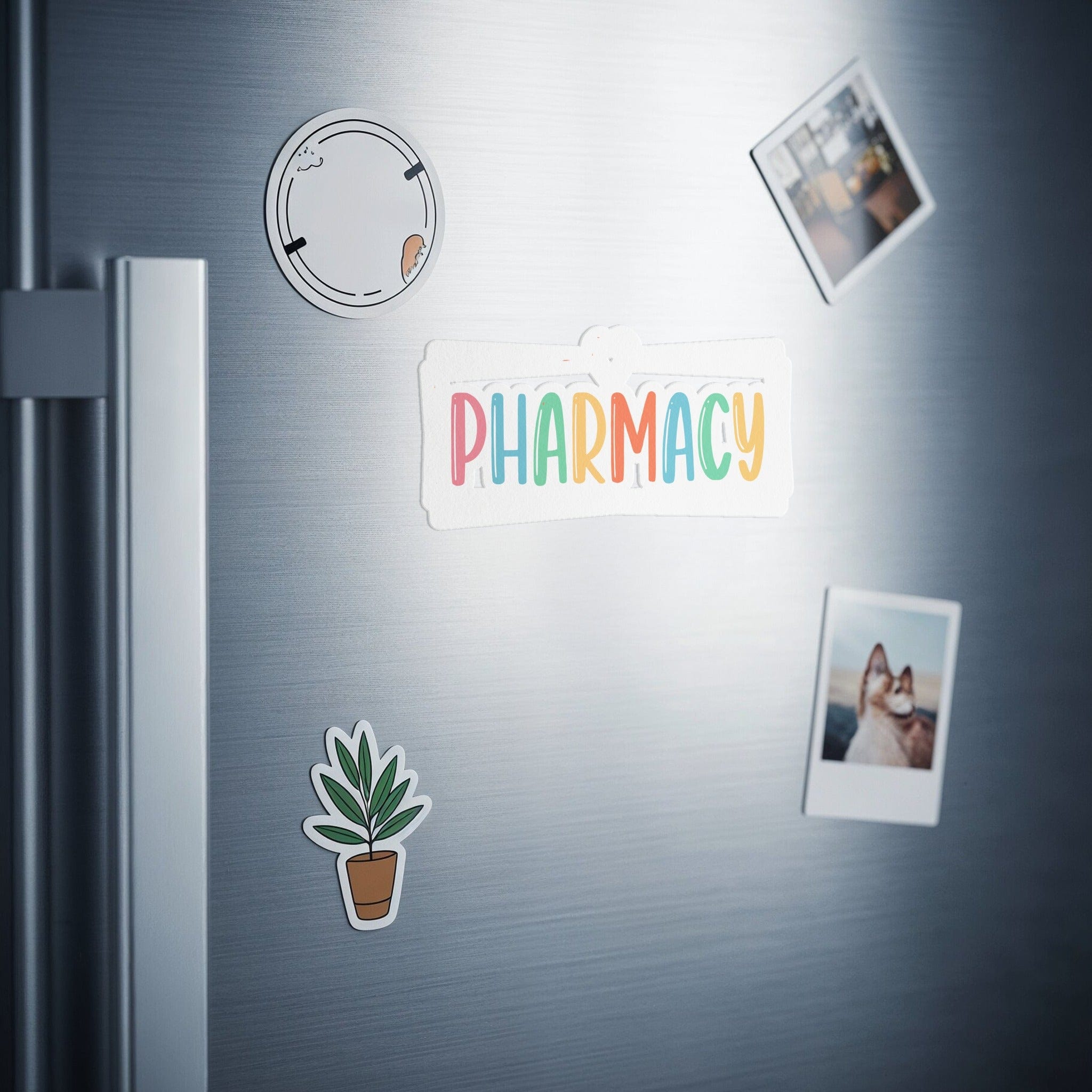 Colorful Pharmacy Themed Refrigerator Magnet product