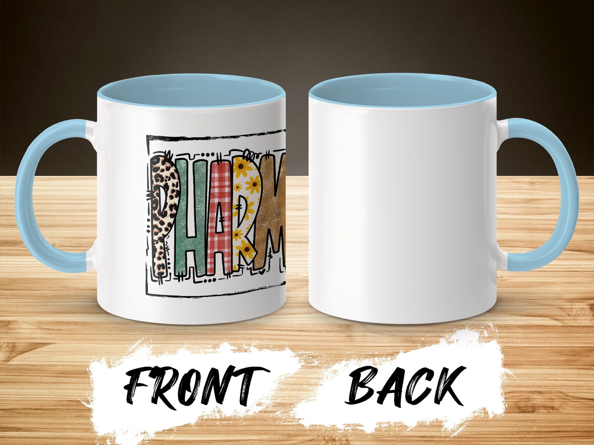 Farm Themed Mug with Unique Colorful Design