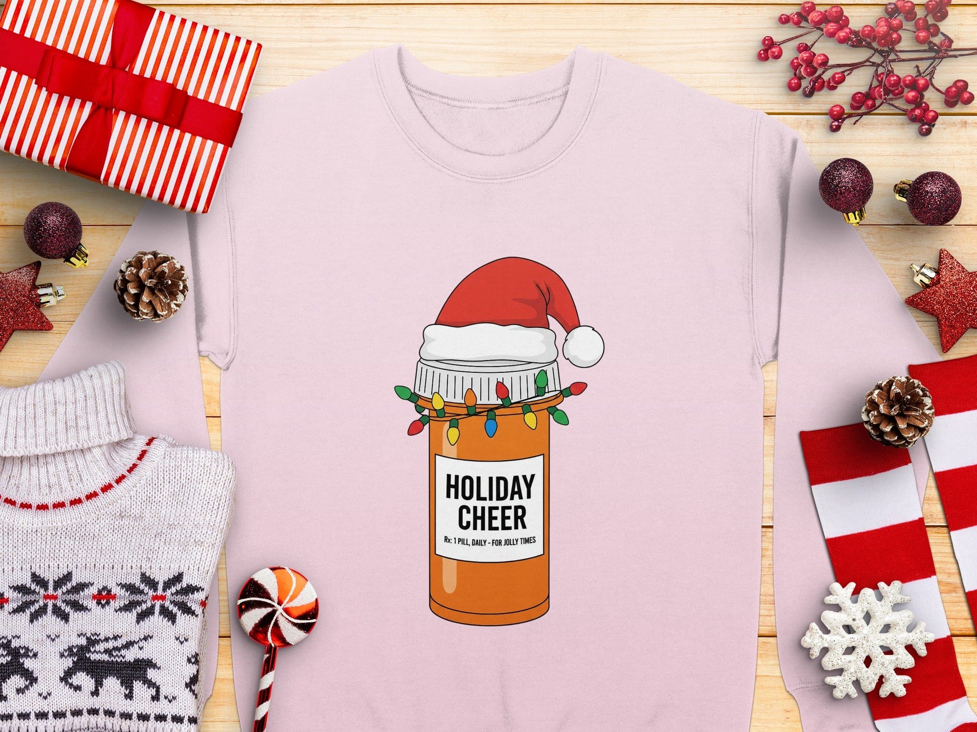 Festive Holiday Cheer Christmas Theme Sweatshirt product