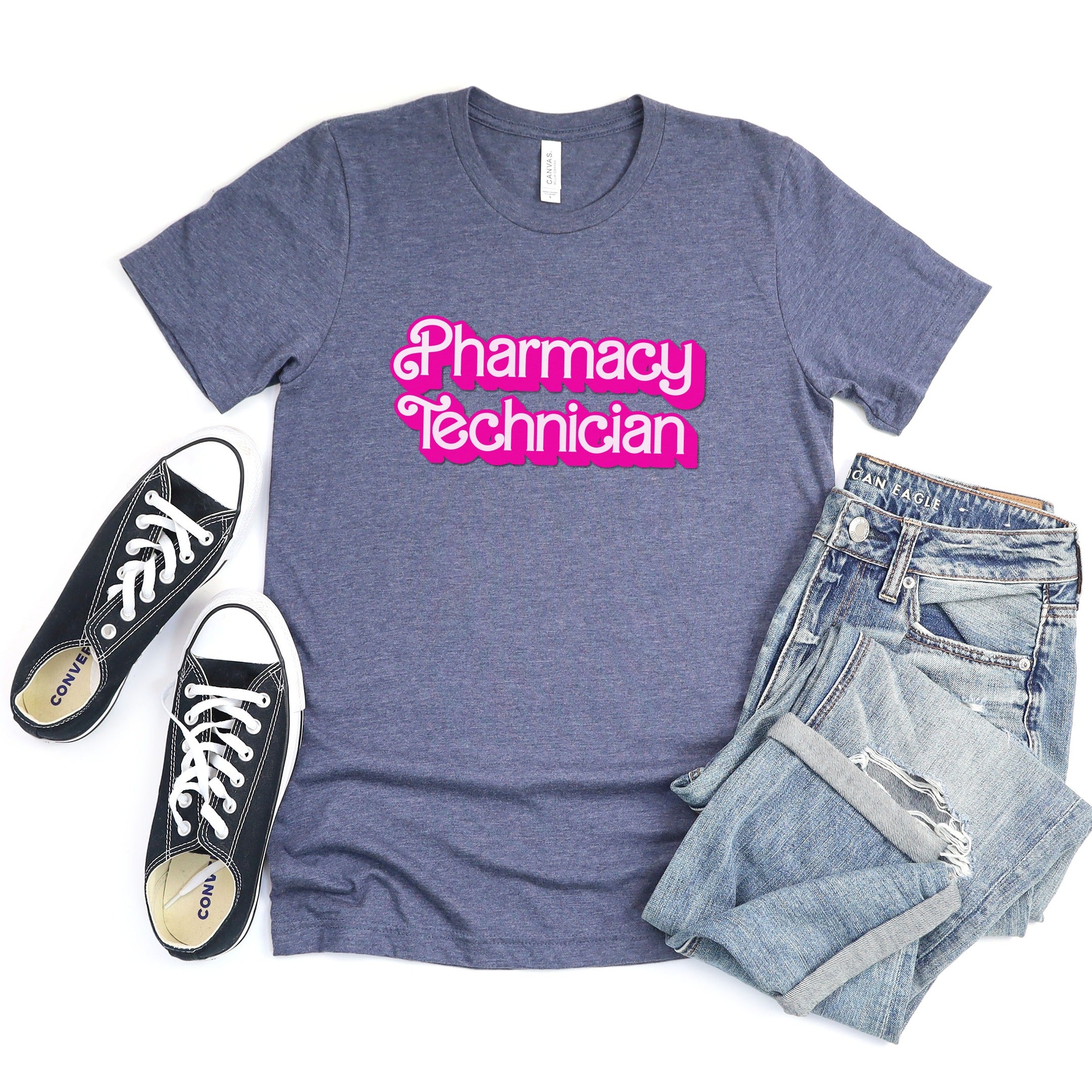 Pharmacy Technician Text Graphic Shirt Product