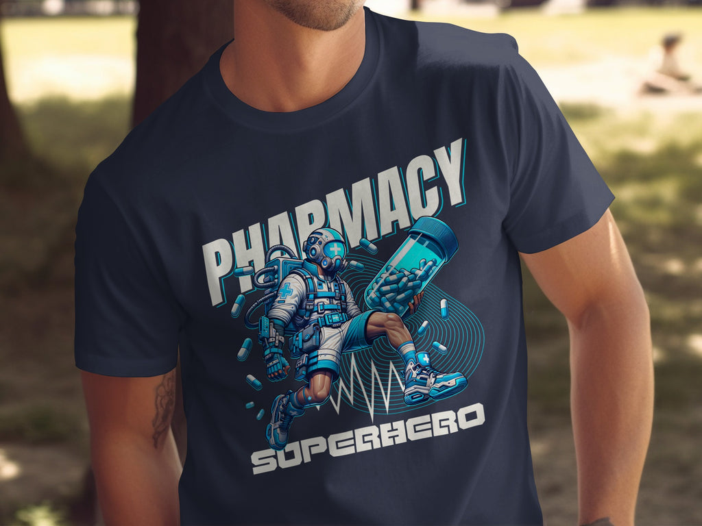 Pharmacy Superhero T-Shirt for Proud Pharmacists