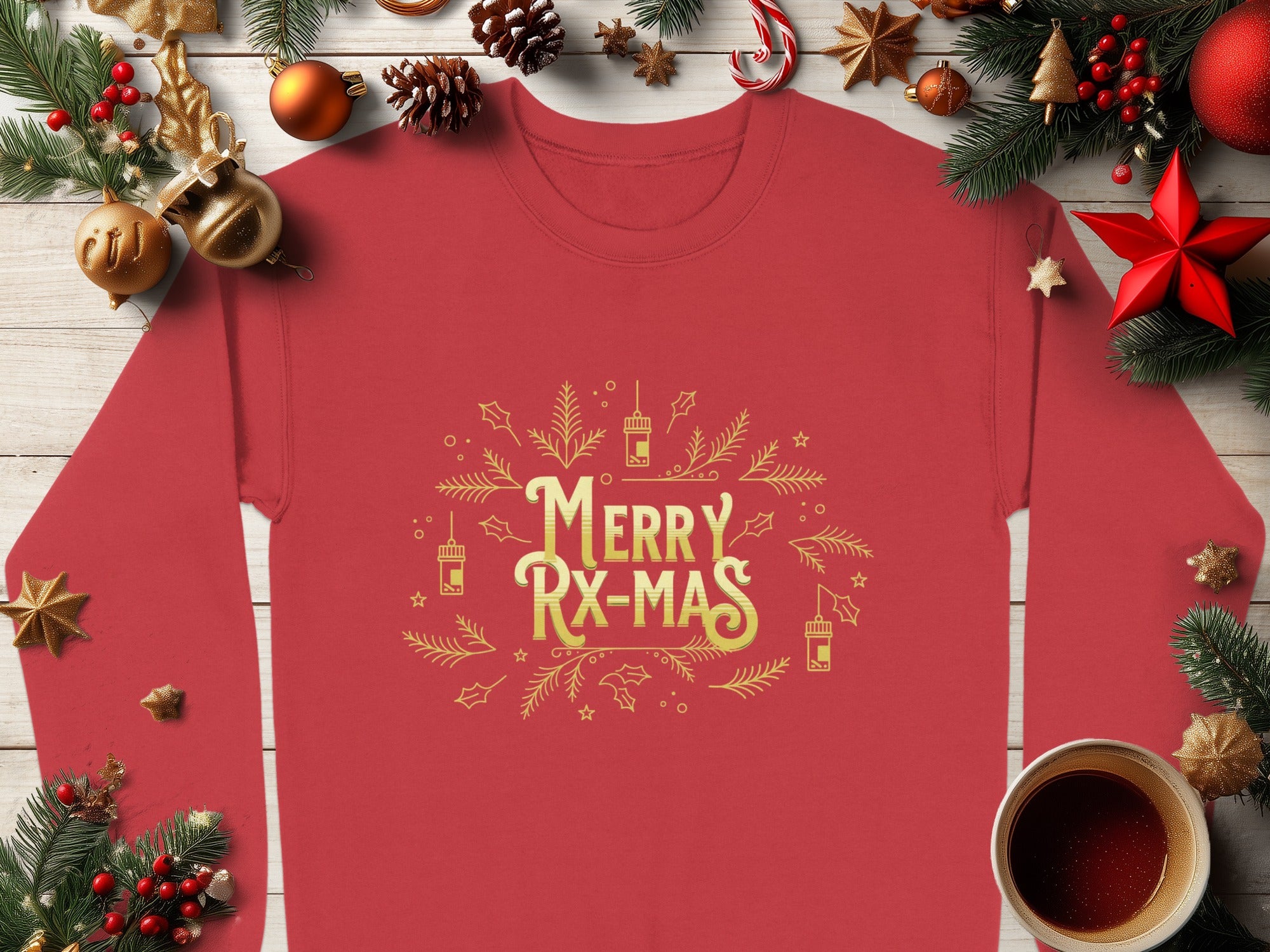 Merry Rx-Mas Festive Long Sleeve Shirt