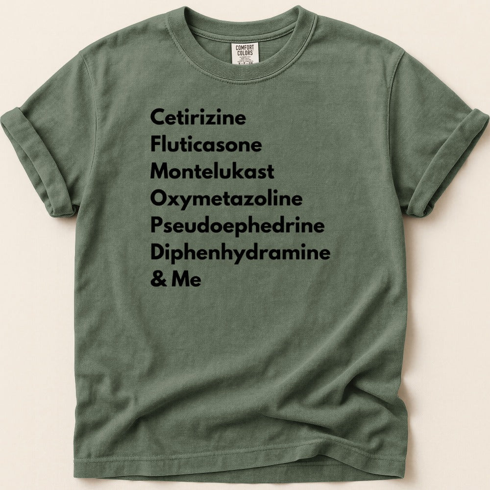 Allergy Season Survival List Tee