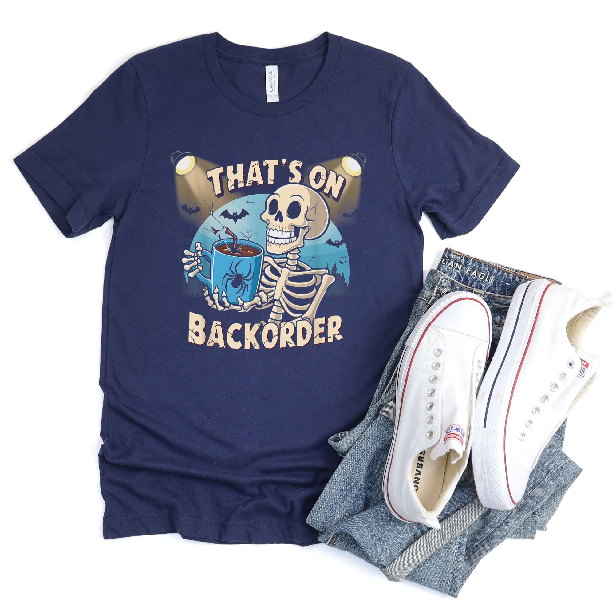 That's On Backorder Skeleton T-Shirt product type