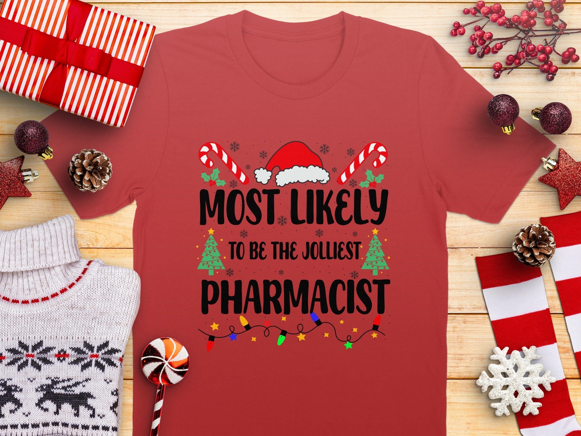 Most Likely To Be The Jolliest Pharmacist Shirt