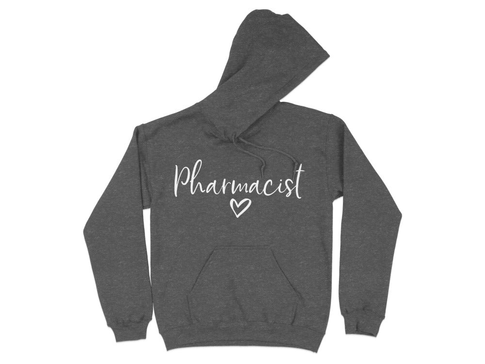 Pharmacist Heart Script Sweatshirt & Hoodie