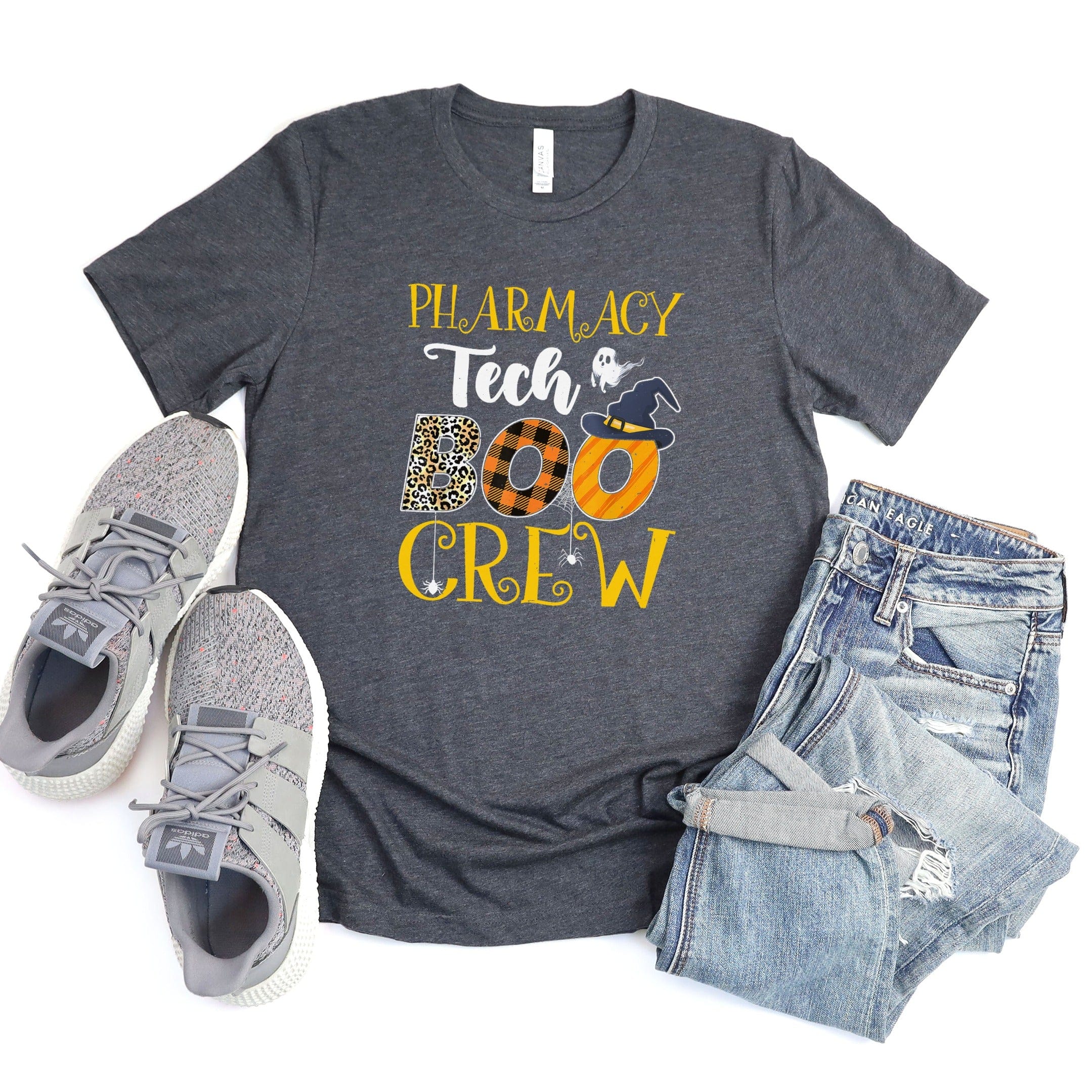 Pharmacy Tech Boo Crew Graphic T-Shirt product type