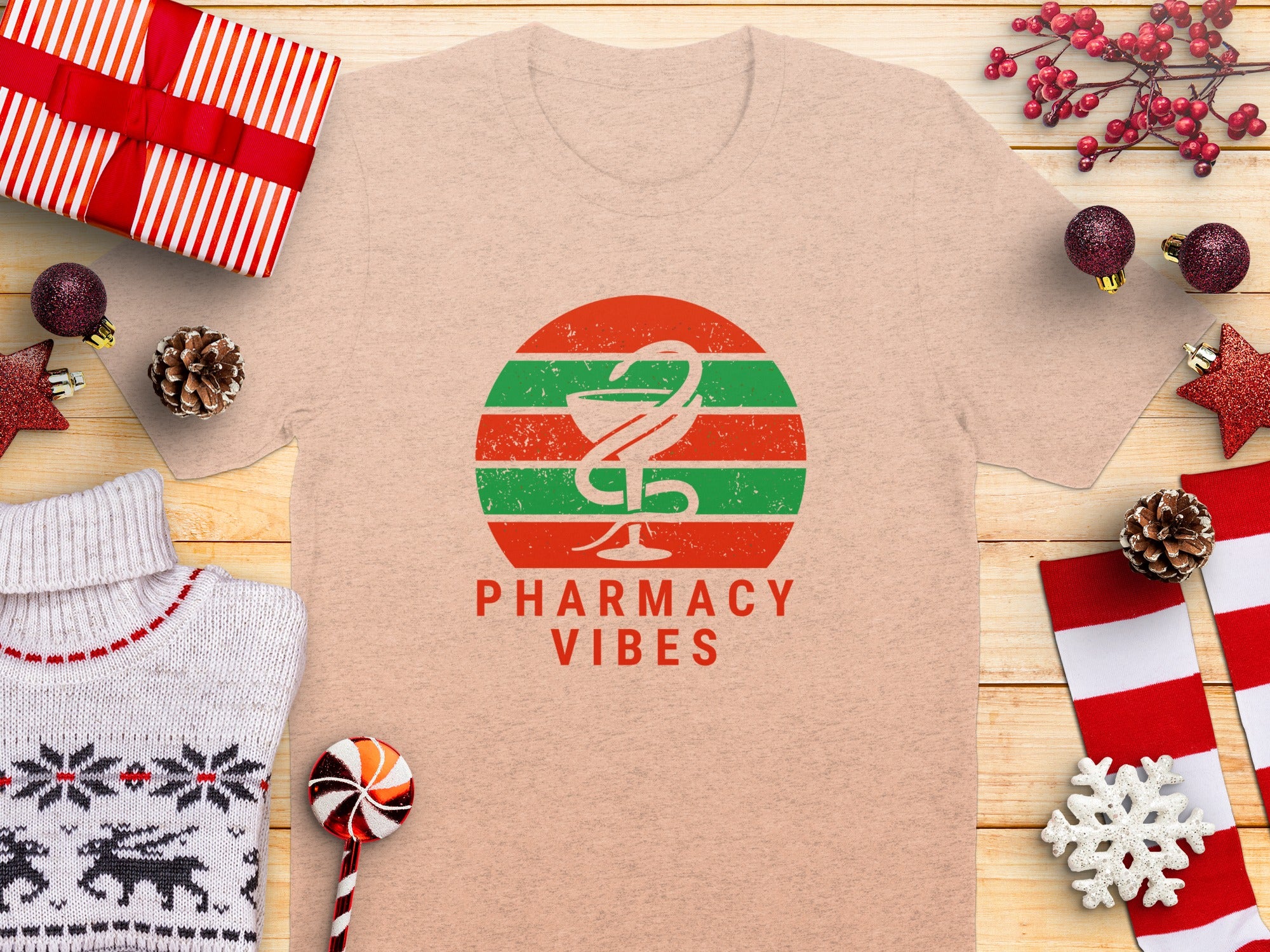 Pharmacy Vibes T-shirt for Fun Holiday Relaxation product type